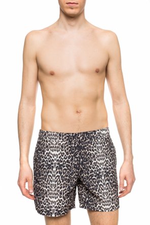 ‘feline’ leopard print shorts, zdjęcie 2 ‘feline’ leopard print shorts od AllSaints